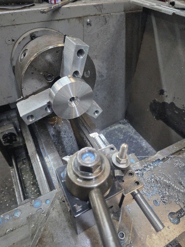 Lathe turning and precision machining at Rogue Metalworking in Pioneer, California